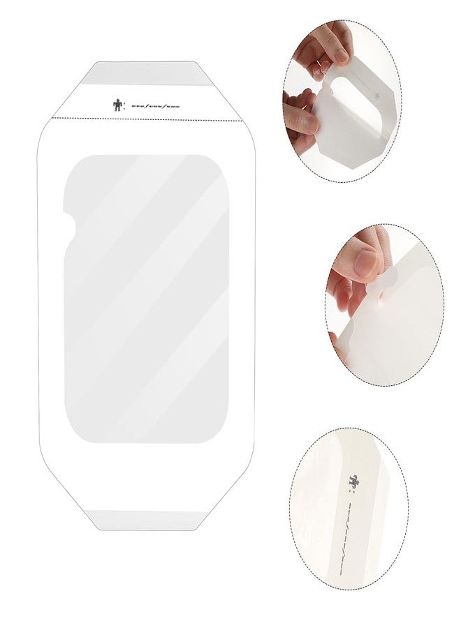 LINXIU Transparent Film Dressing 4" x 5" Waterproof Wound Bandage Adhesive Patch for Post Surgical Shower IV Shield 20 Packs - Image 3
